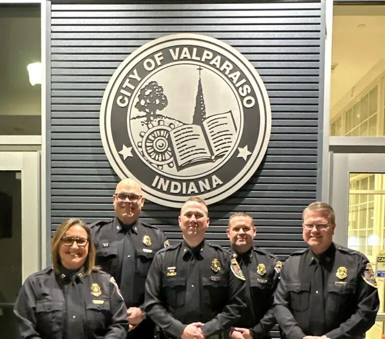 New Valparaiso Police Chief Sworn In Indiana 105