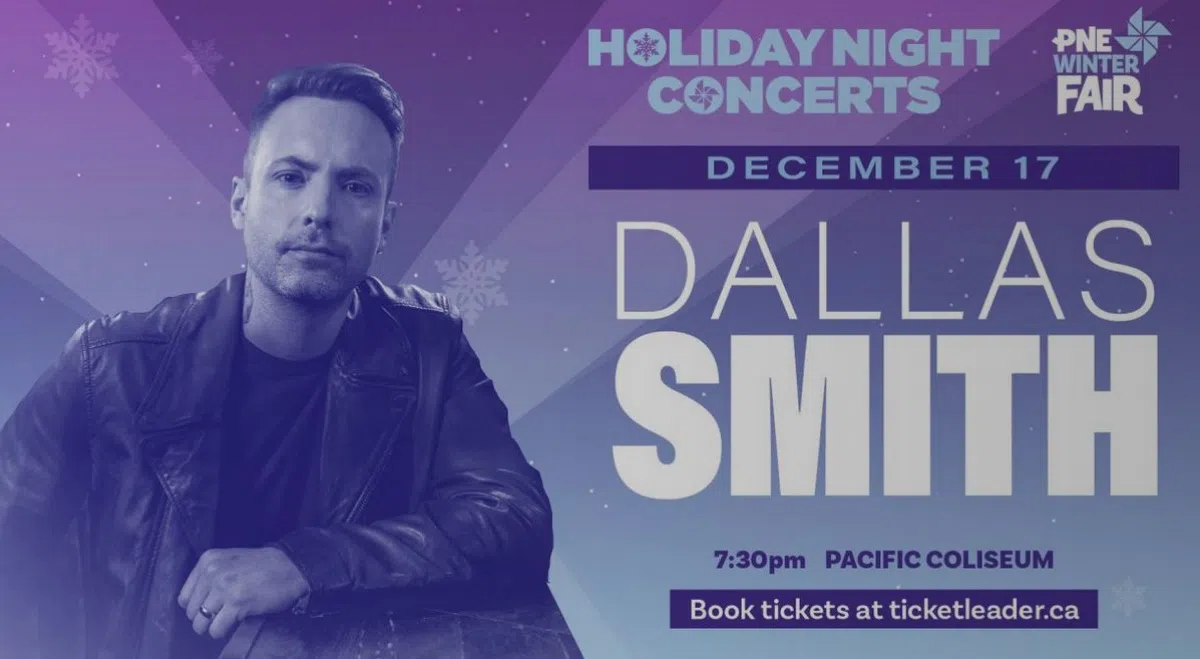 Win Tickets to Dallas Smith at Pacific Coliseum at PNE Winter Fair 93