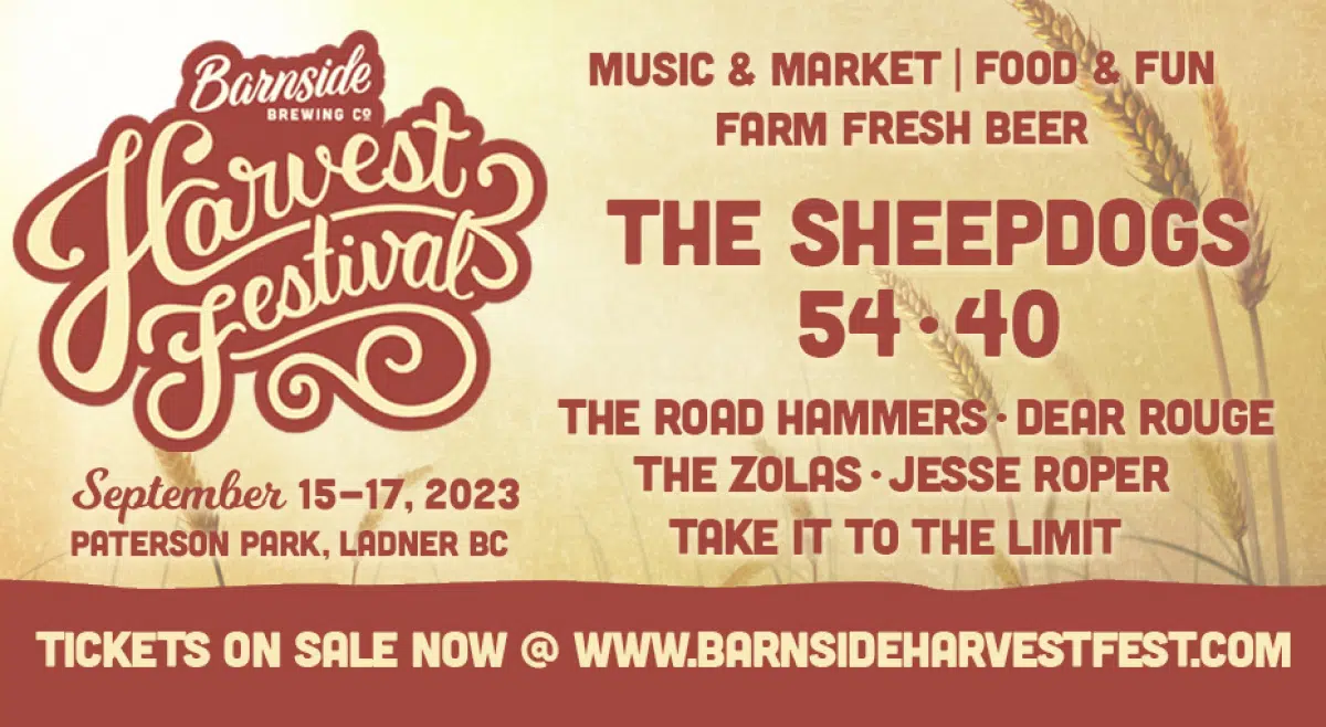 Win a Barnside Harvest Festival package for 4! 93.7 JR Country