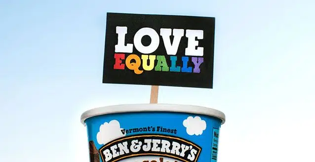 Ben & Jerry's is Scooping Up For Equality