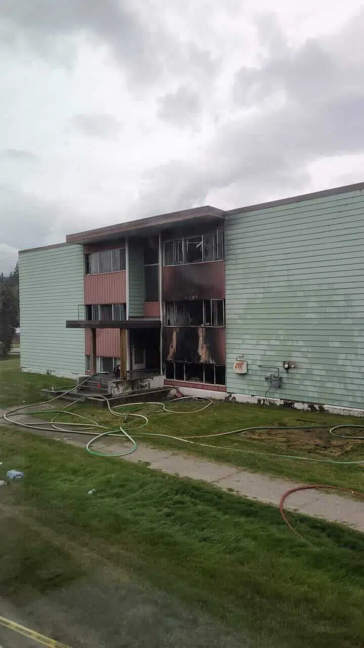 CFNR News - Kitimat Apartment Fire Apt fire (1)