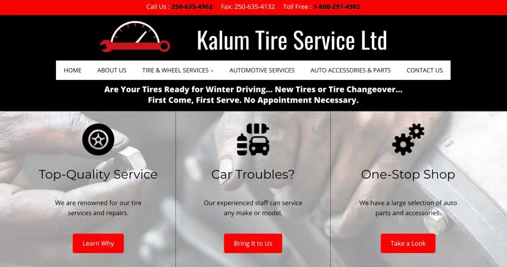 Kalum Tire Service - Terrace