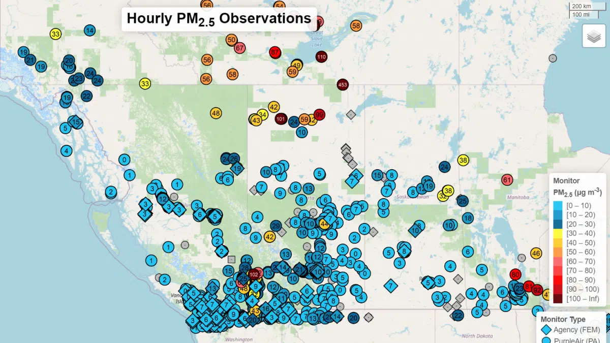 UNBC Researchers Help Develop Map to Chart Real-Time Air Quality in ...