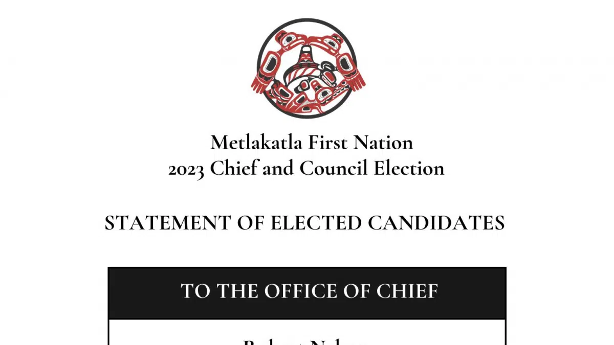 Metlakatla First Nation Elects New Chief Councillor for First Time in
