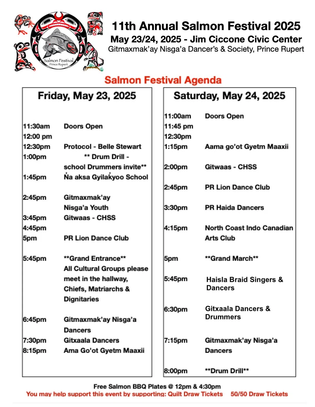 Salmonfest 2025 Program