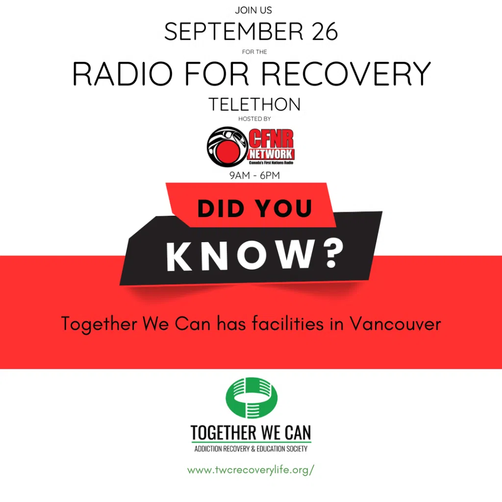 CFNR Radio Telethon - Radio for Recovery - Together We Can TWC Recovery