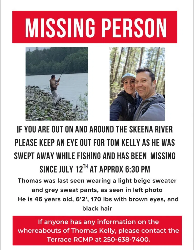 Missing Person sign for Thomas Kelly