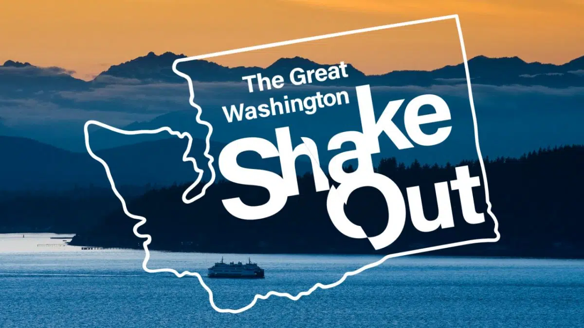 The Great Washington ShakeOut Happens Tomorrow! SPIRIT 105.3