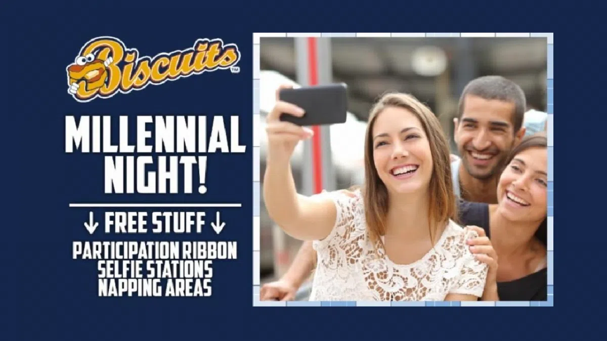 Brant Hansen on the Montgomery Biscuits Millennial Night Promotion