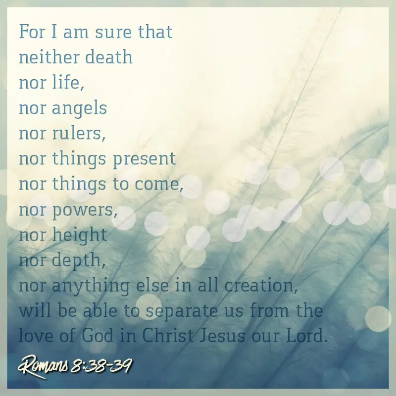 Crossroads Christian Fellowship - One thing remainsYour love never fails,  never gives up, never runs out on me! . Romans 8:35-39 NLT Can anything ever  separate us from Christ's love? Does it
