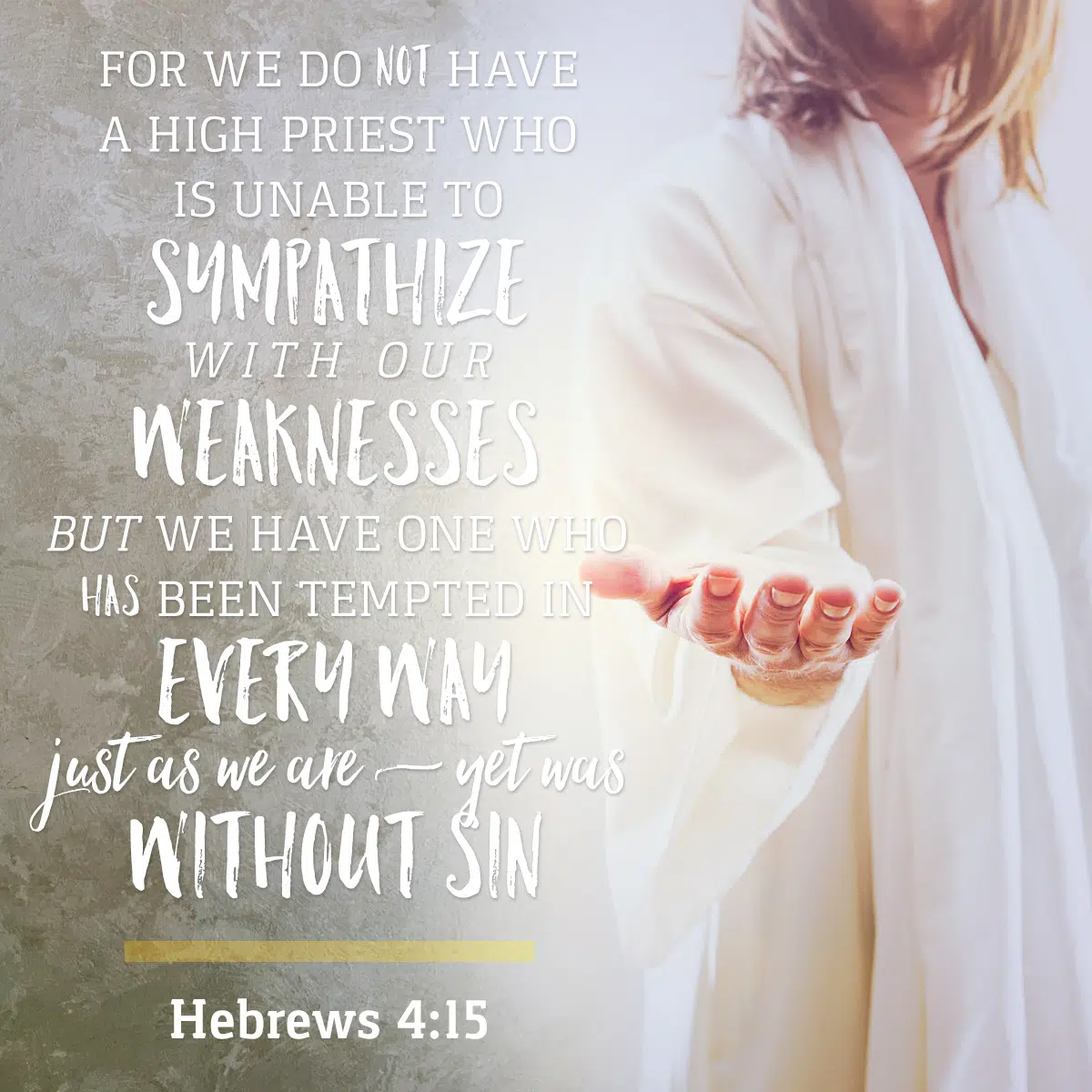 Hebrews 4 15 Daily Verse KCIS 630