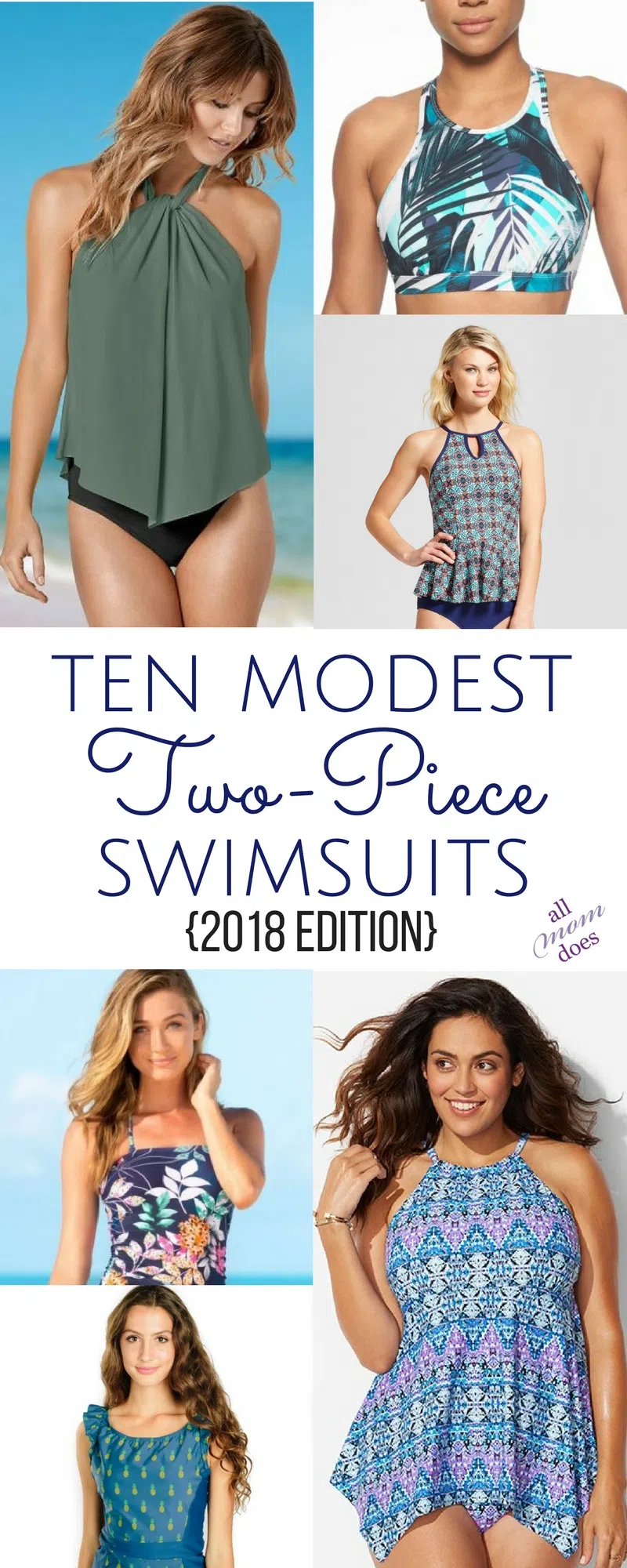 10 Modest Two Piece Swimsuits {2018 Edition} Allmomdoes