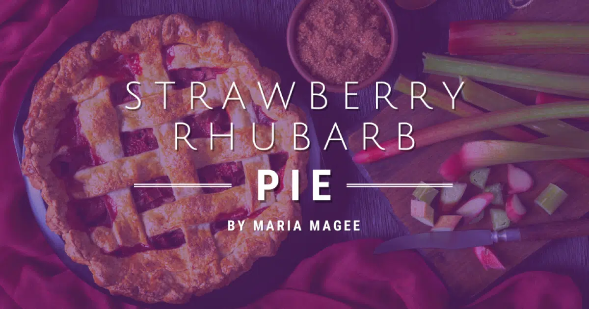 Strawberry Rhubarb Pie AllMomDoes