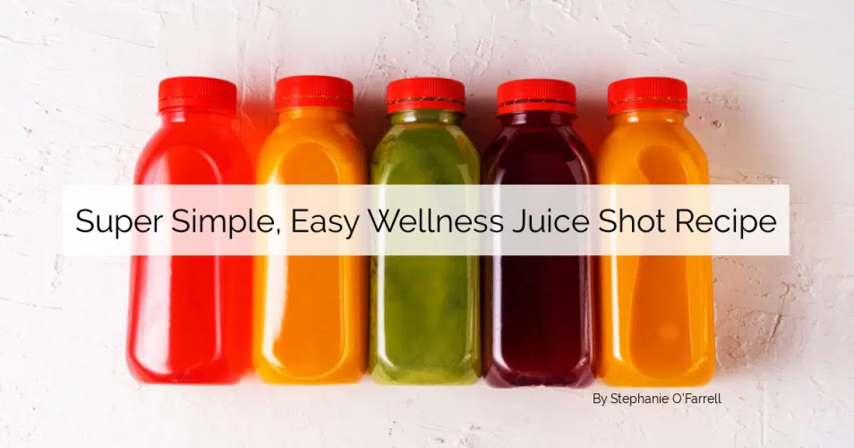 Super Simple, Easy Wellness Juice Shot Recipe AllMomDoes