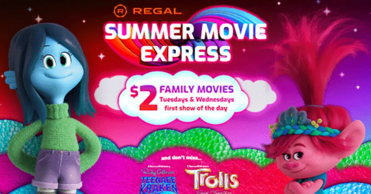 2 Movies from Regal Summer Movie Express (2023 Edition) AllMomDoes