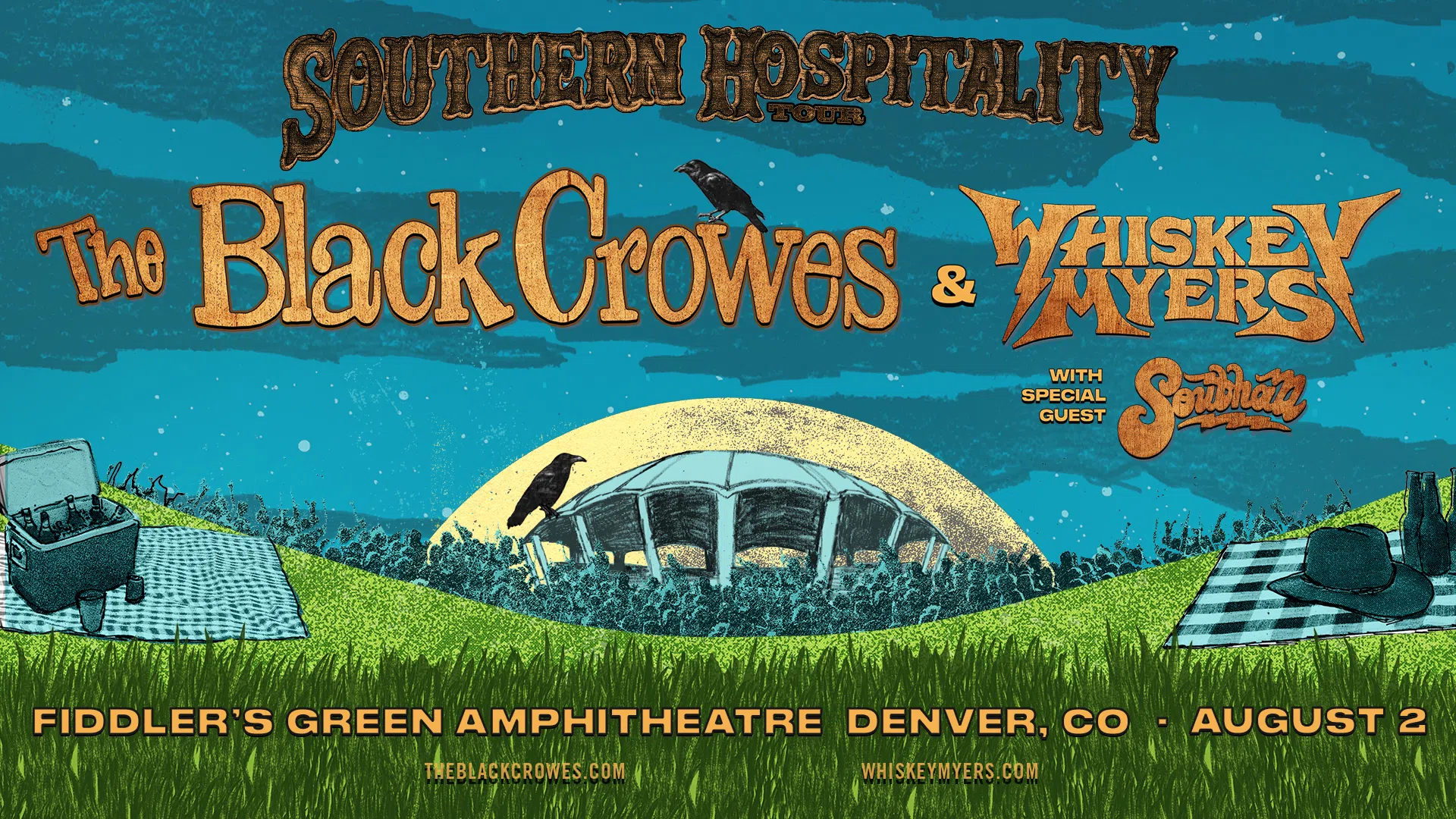 Feature: https://www.axs.com/events/1307900/the-black-crowes-whiskey-myers-tickets
