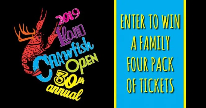Enter To Win A Family Four Pack Of Tickets To The Llano Crawfish Open (Contest Ended)