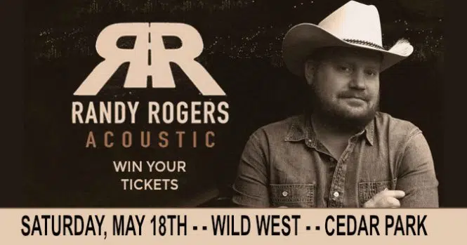 Enter To Win Randy Rogers Acoustic Show Tickets (Contest Ended)