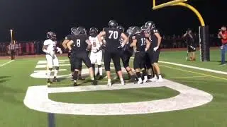 Tommy Hartman, a Vandegrift team manager with Autism, scored a 49 yard touchdown on senior night.