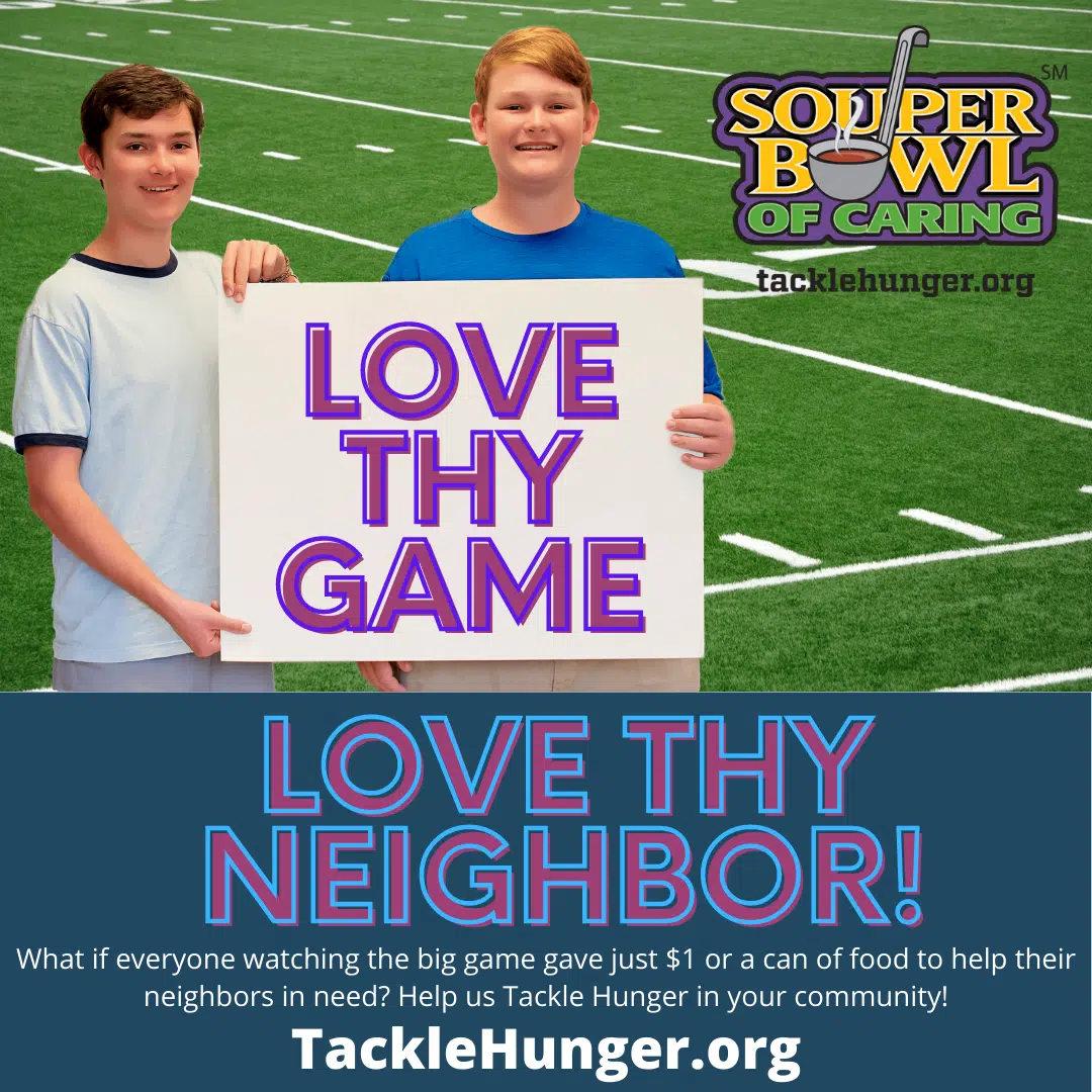 Tackle Hunger Map - Souper Bowl of Caring