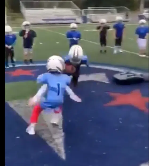 Youth football coach seen in viral video fired last year, drill causes massive outrage