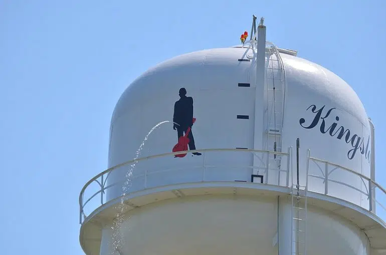 A Sharpshooter Made The Johnny Cash Water Tower Take A Pee In Kingsland