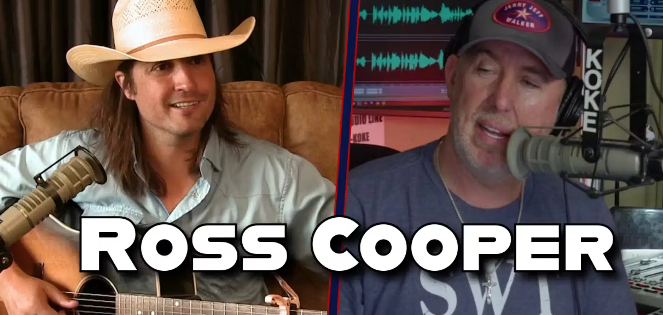 KOKE TV: Ross Cooper In The KOKE Studios On Nashville vs. Lubbock