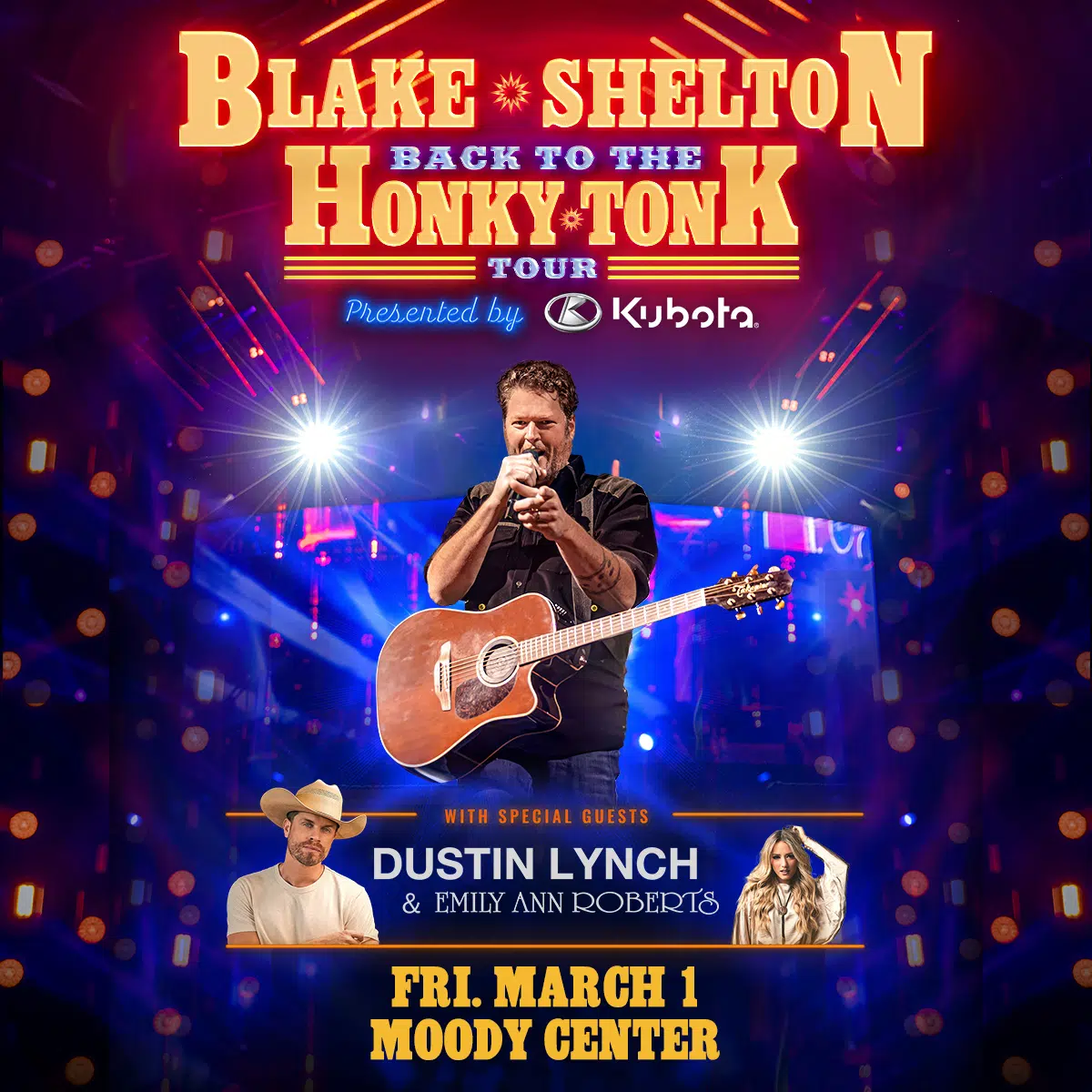 Presale for Blake Shelton's Back to the Honky Tonk Tour Starts TODAY at 10AM!