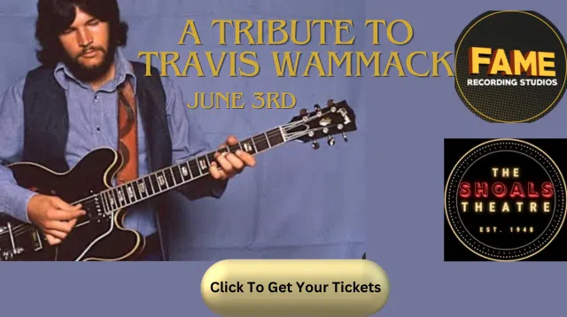 Feature: https://www.eventbrite.com/e/fame-studios-presents-a-tribute-to-travis-wammack-tickets-1318962304759?aff=oddtdtcreator&fbclid=IwY2xjawKAiRpleHRuA2FlbQIxMQBicmlkETFzOFkwT3NxbVdTTlJPbzh2AR4v1scay3oFVHzmfzHBjvbM2WMBfhzdSC1Ca2EfWnbMv6V9cac0ck9og3Jr3Q_aem_wtLhEpbPIF0kwRr91BgqFg