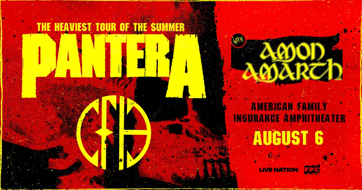 CONTEST: Pantera at American Family Insurance Amphitheater