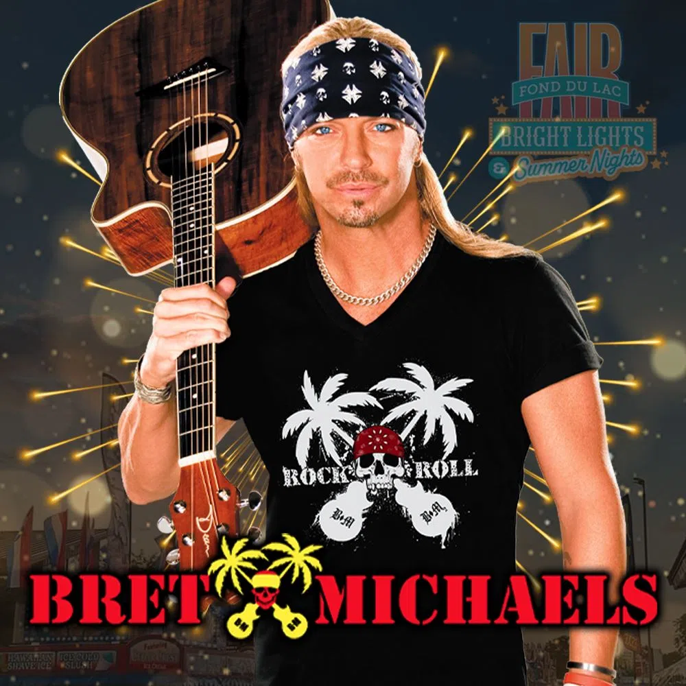 Bret Michaels Fond du Lac County Fair 105.7 WAPL The Rockin' Apple(02)
