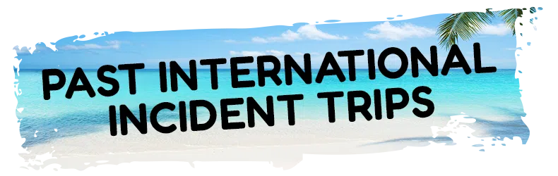 For 20+ years, 105.7 WAPL has escaped the colder weather with our listeners & taken the show on the road to various tropical destinations on WAPL's International Incident! Check out our past trips & stay tuned for where we're heading next!