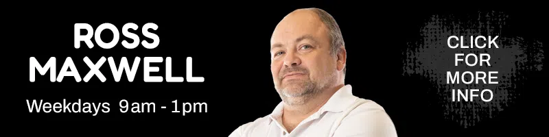 Catch Ross Maxwell on WAPL weekdays from 9A-1P