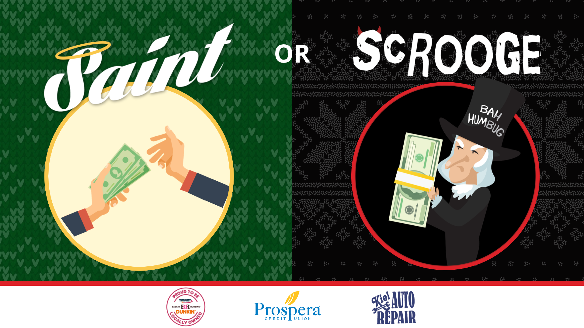 CONTEST: Saint or Scrooge