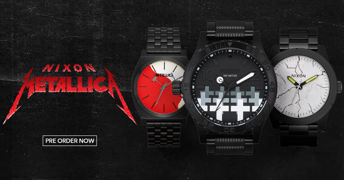 Nixon metallica sanitarium top watch for sale