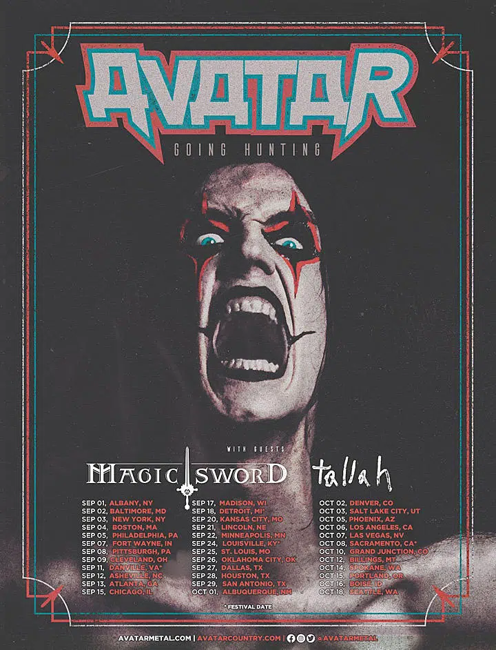 Avatar with Magic Sword and Tallah at The Sylvee on September 17