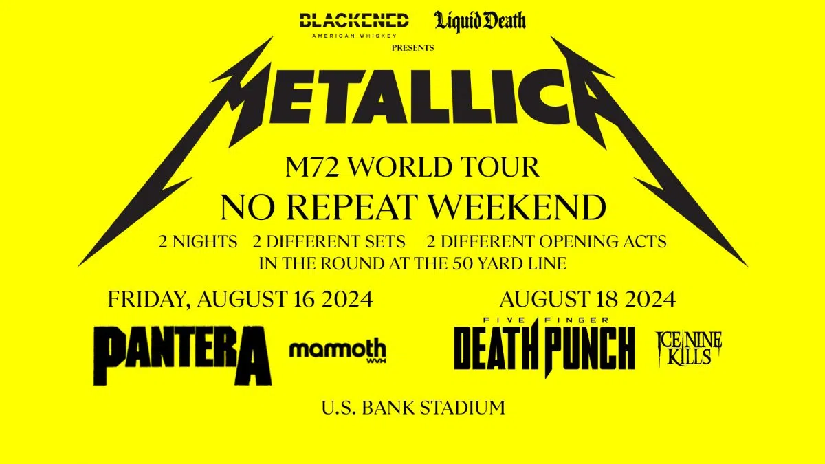 CONTEST: Metallica at U.S. Bank Stadium | Razor 94.7 104.7 - The ...