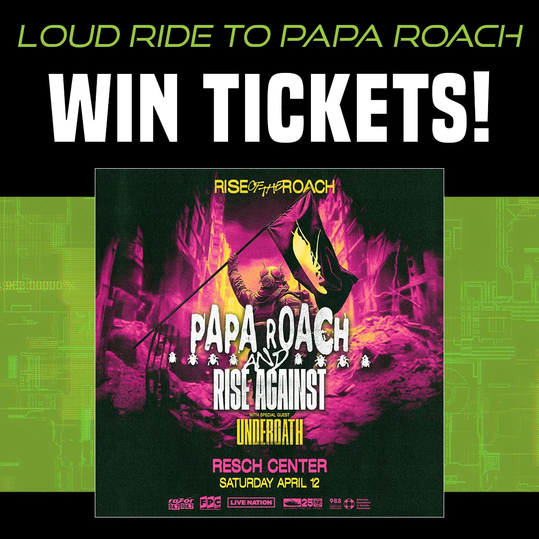 Feature: https://www.razorwisconsin.com/contest-loud-ride-to-papa-roach/