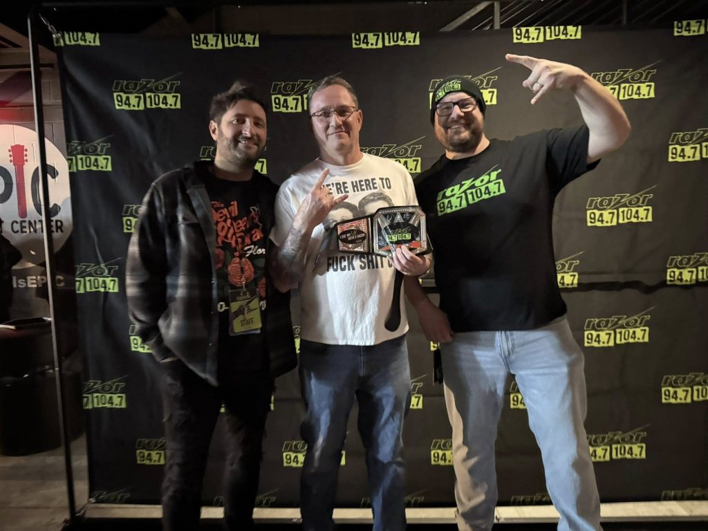 Chris Jacobs Extreme Razor Fan 2026 2026 Extreme Razor Fan Chris Jacobs of Hobart Wisconsin with Reed and Decker at the Extreme Razor Fan Bash