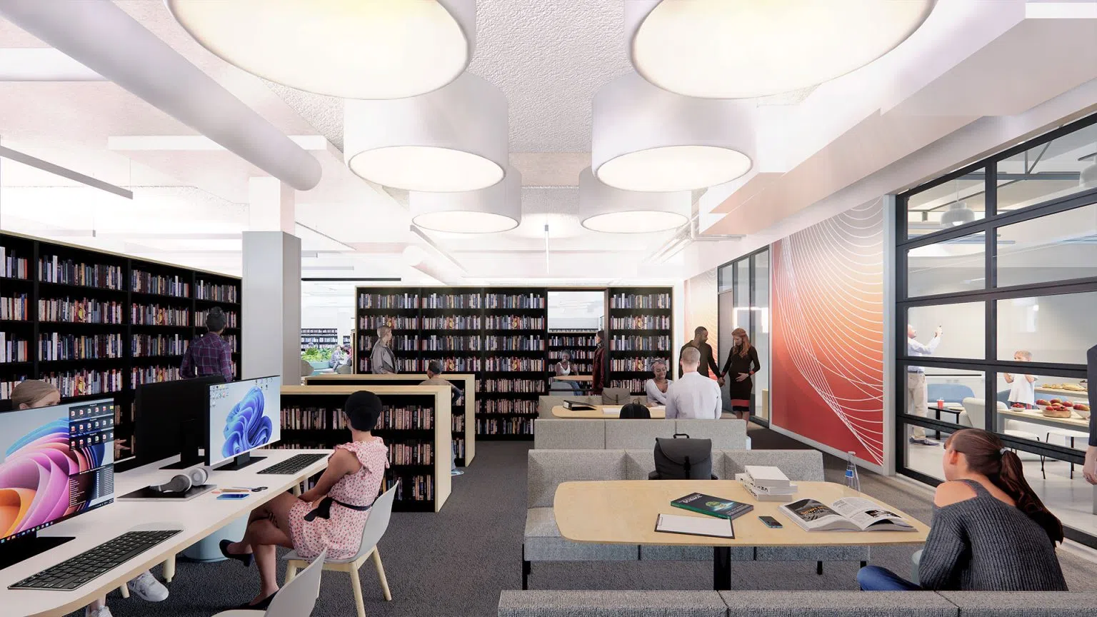 Updated renderings of remodeled Appleton library released | WHBY