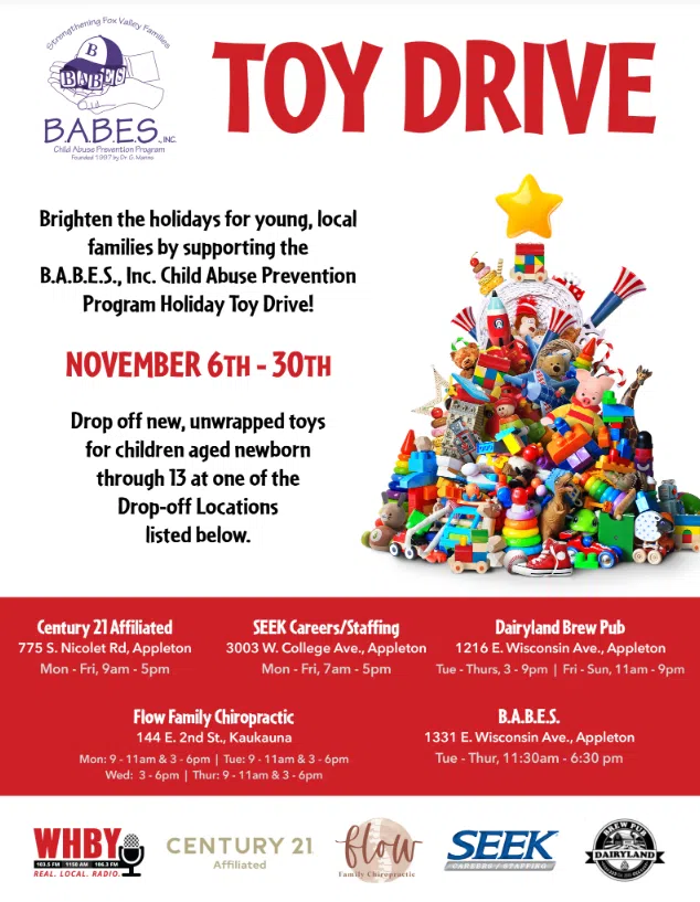 B.A.B.E.S. INC Annual Holiday Toy Drive | WHBY