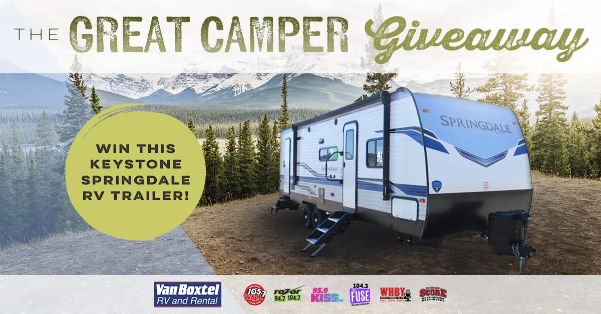 SWEEPSTAKES: Van Boxtel RV Great Camper Giveaway!