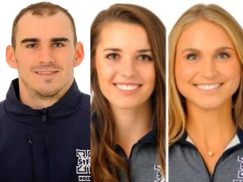 Hockey goaltender and pair of track and field competitors earn athlete of the week honours