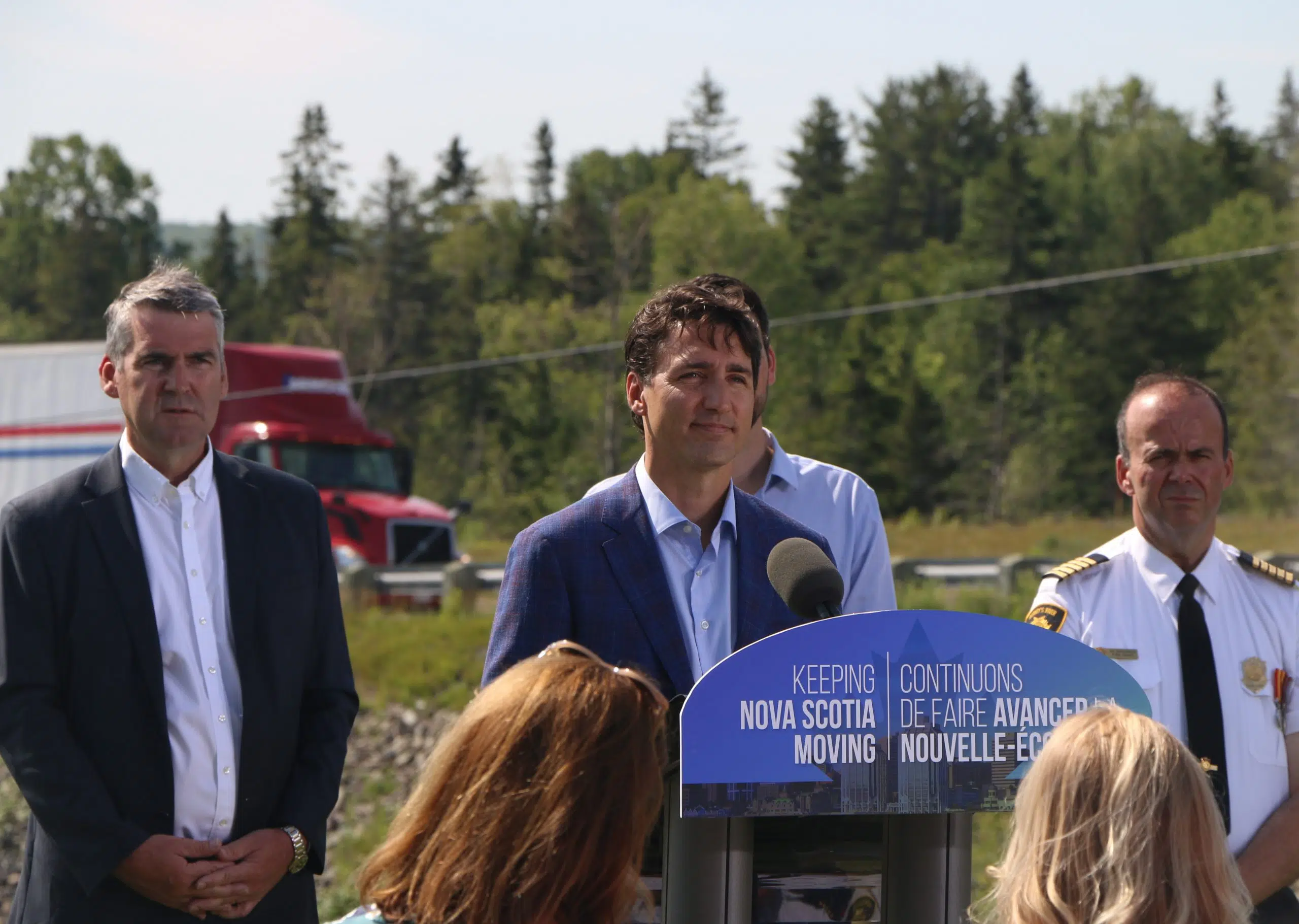 Trudeau announces funding for local highway project