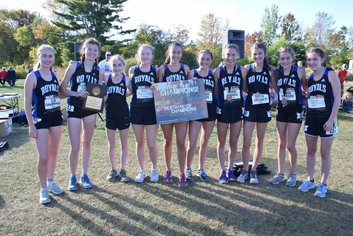Dr JH Gillis athletes compete at cross country meet in Maine