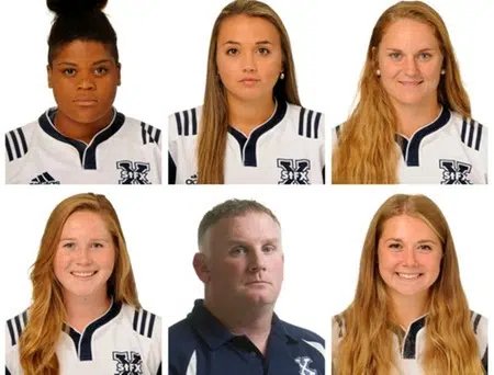 X-Women rugby players, head coach receive conference honours
