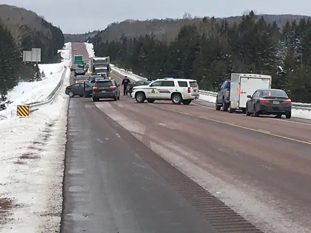 Hwy 104 James River reopened after collision
