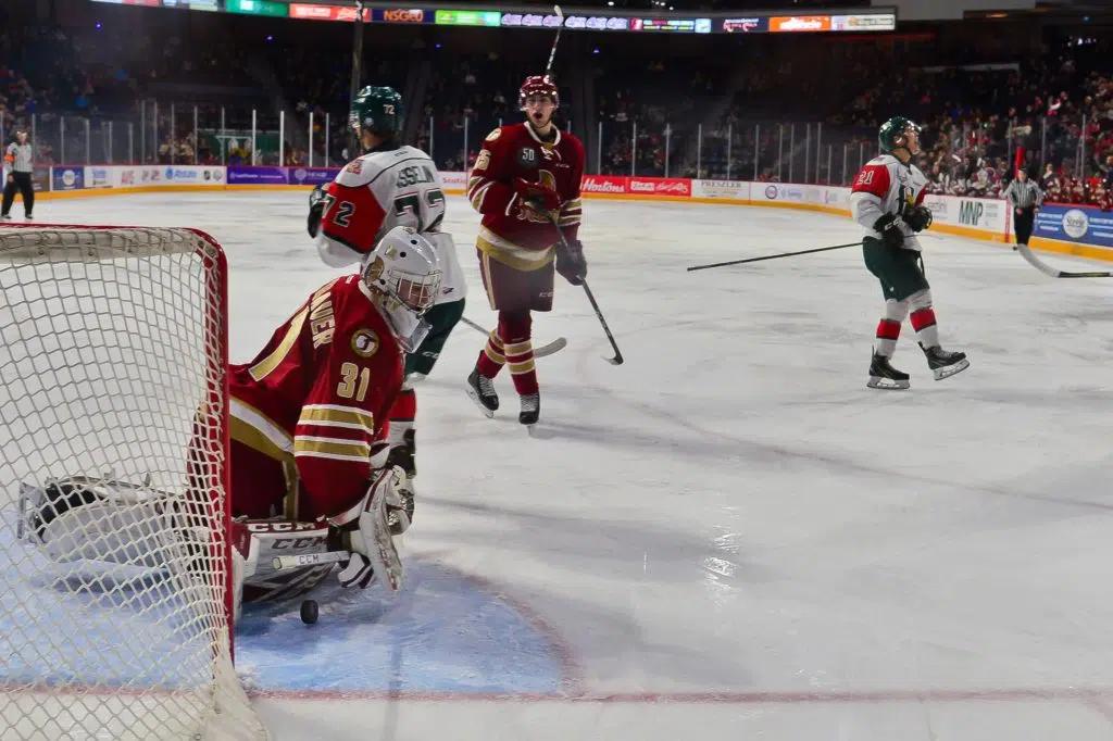 Quebec Major Junior Hockey League results (from Halifax Monday)