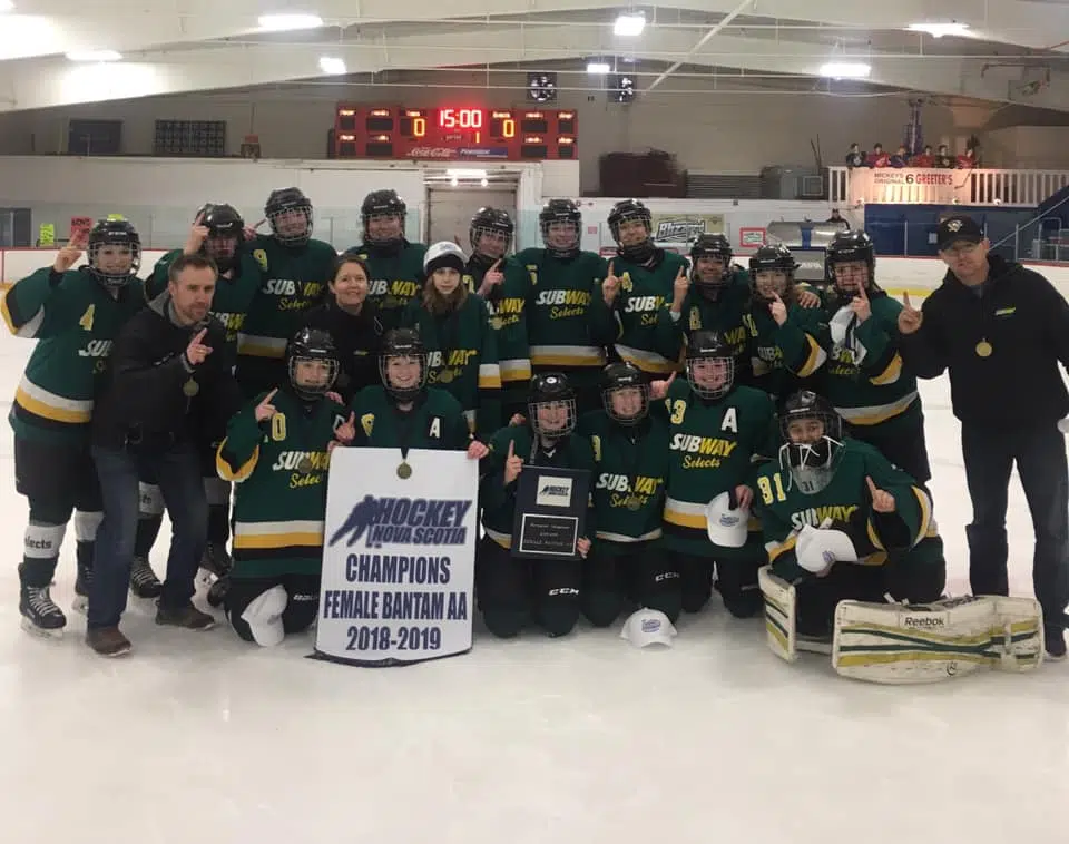 Bantam AA Female Hockey Provincial Championship results (from Dominion Sunday)