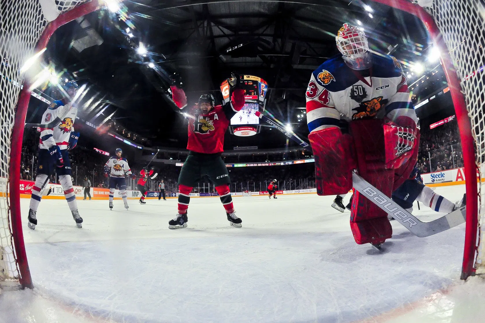 Quebec Major Junior Hockey League results (from Halifax Friday)